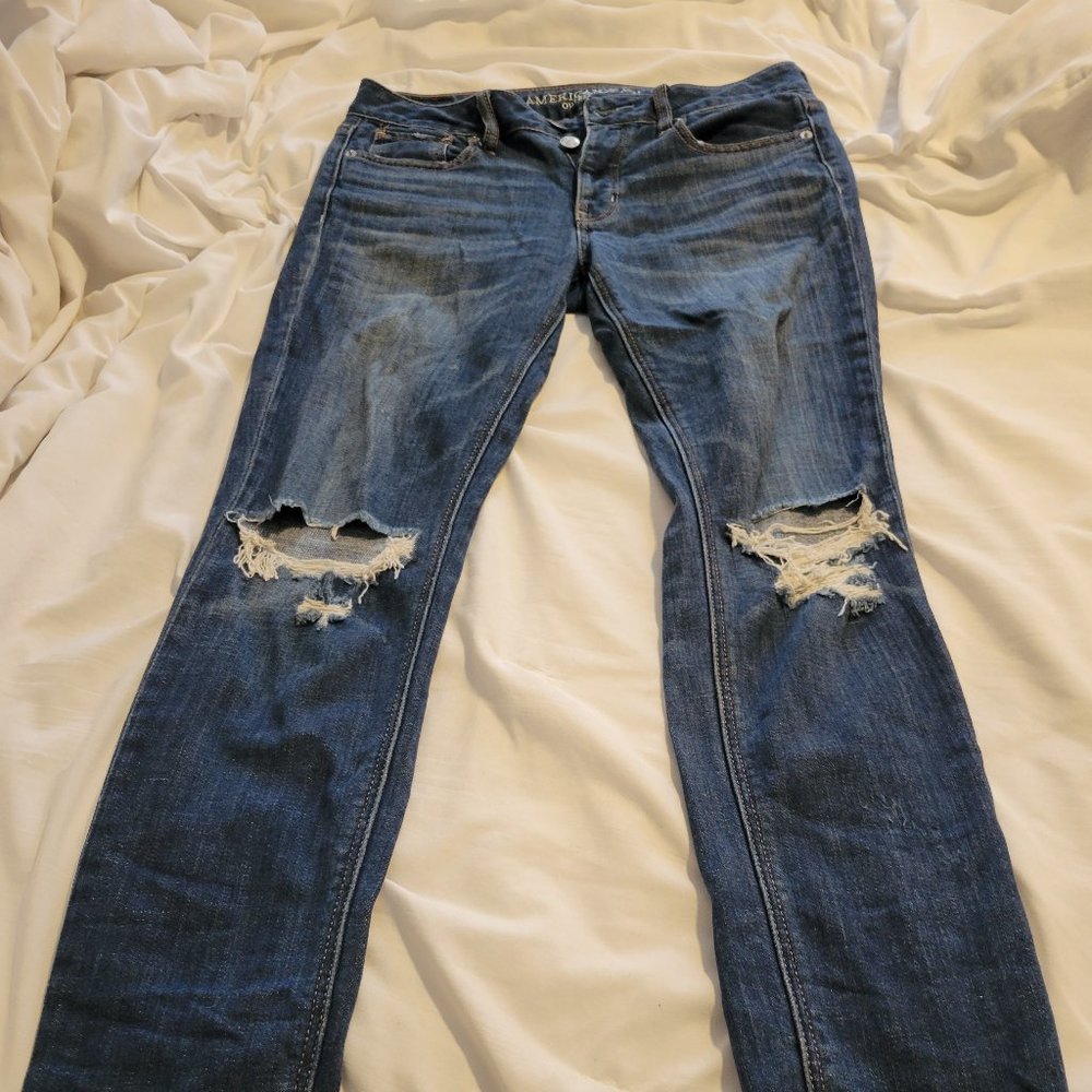 American eagle button fly jeans